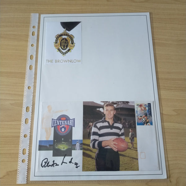 Lot of AFL VFL Geelong Player Signatures Alistair Lord, Paul Couch, Tom Harley