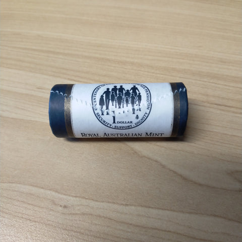 Australia 2009 Royal Australian Mint $1 Centenary of Commonwealth Age Pension Uncirculated Coin RAM Mint Roll