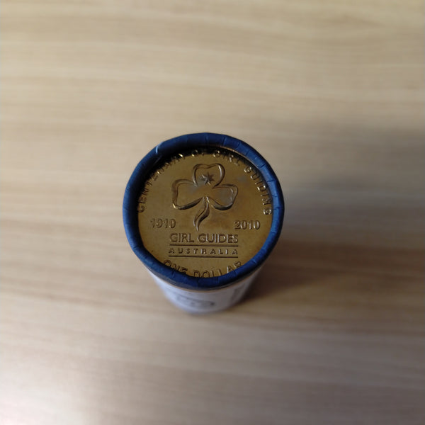 Australia 2010 Royal Australian Mint $1 Centenary of Girl Guides Uncirculated Coin RAM Mint Roll