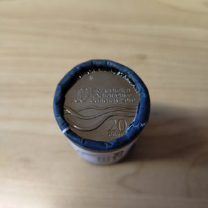 Australia 2010 Royal Australian Mint 20c The Australian Taxation Office Centenary Uncirculated Coin RAM Mint Roll
