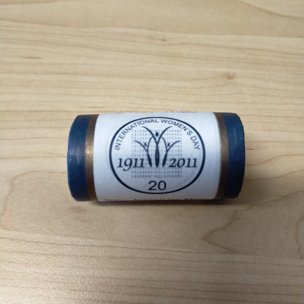 Australia 2011 Royal Australian Mint 20c International Women's Day in RAM Mint Roll