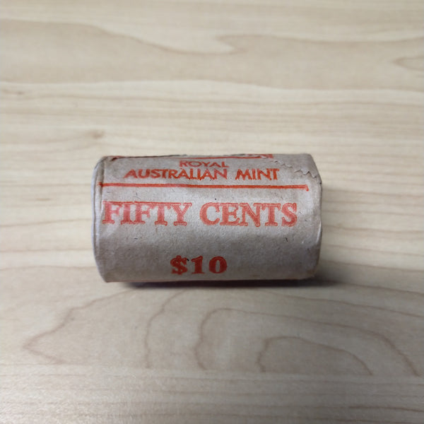 Australia 1982 Royal Australian Mint 50c Brisbane Commonwealth Games Uncirculated Coin Mint Roll