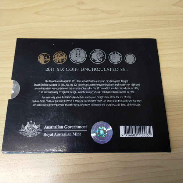Australia 2011 Royal Australian Mint Uncirculated Year Coin Set