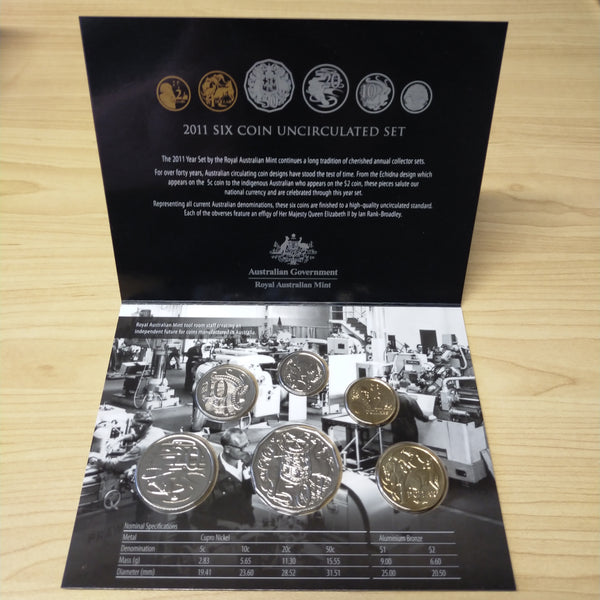 Australia 2011 Royal Australian Mint Uncirculated Year Coin Set