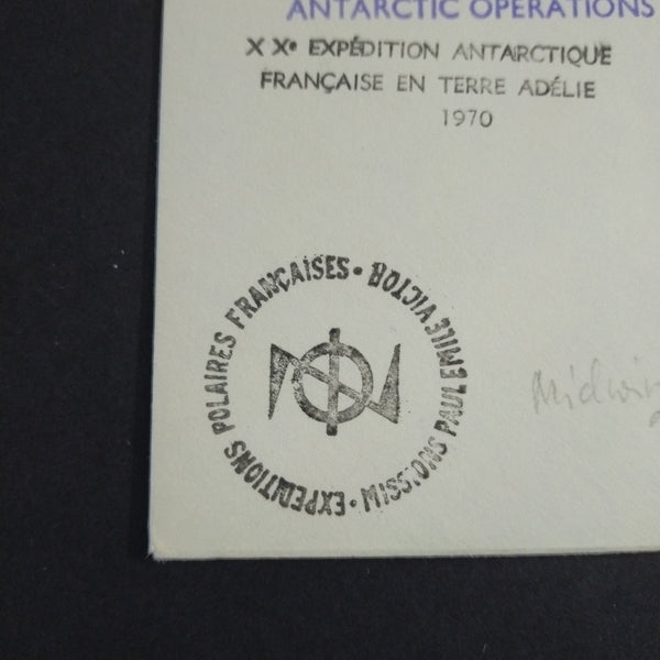 French Antarctic Territory 1970 Cover Terre Adelie To Melbourne