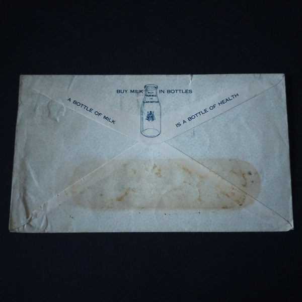 Australia 1936 Printed To Private Order Australian Glass Manufacturers Advertisement Envelope Posted in Sydney Clear Panel Envelope