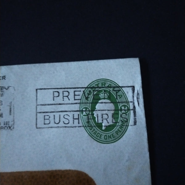Australia 1936 Printed To Private Order Envelope Posted in Sydney Clear Panel Envelope