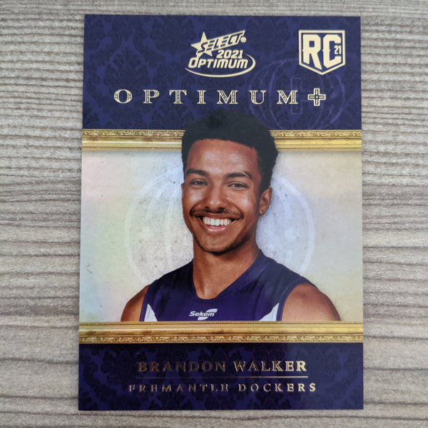 2021 AFL Select Optimum Plus Parallel RC Brandon Walker Fremantle 70/115