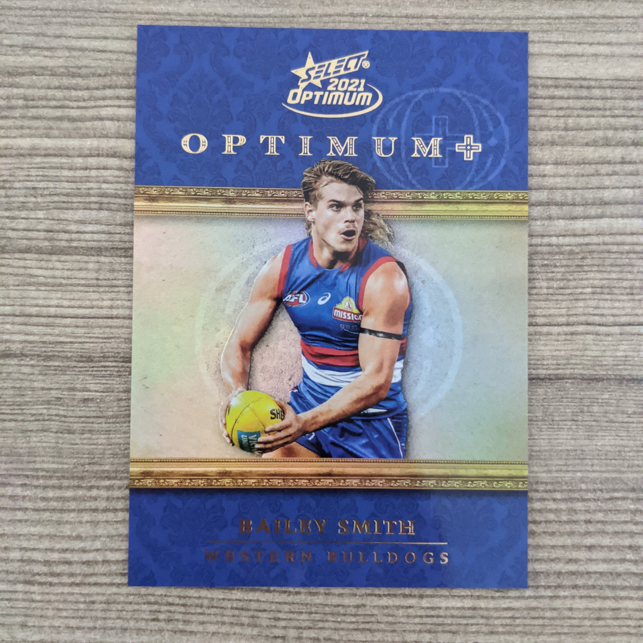 2021 AFL Select Optimum Plus Parallel Bailey Smith Western Bulldogs