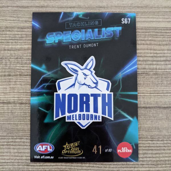 2021 AFL Select Optimum Specialist Trent Dumont North