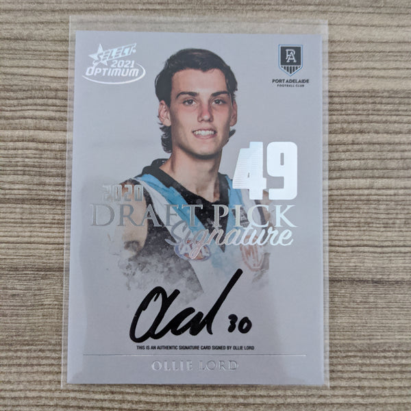 AFL 2021 Select Optimum DPSP49 Ollie Lord Port Adelaide 12/40