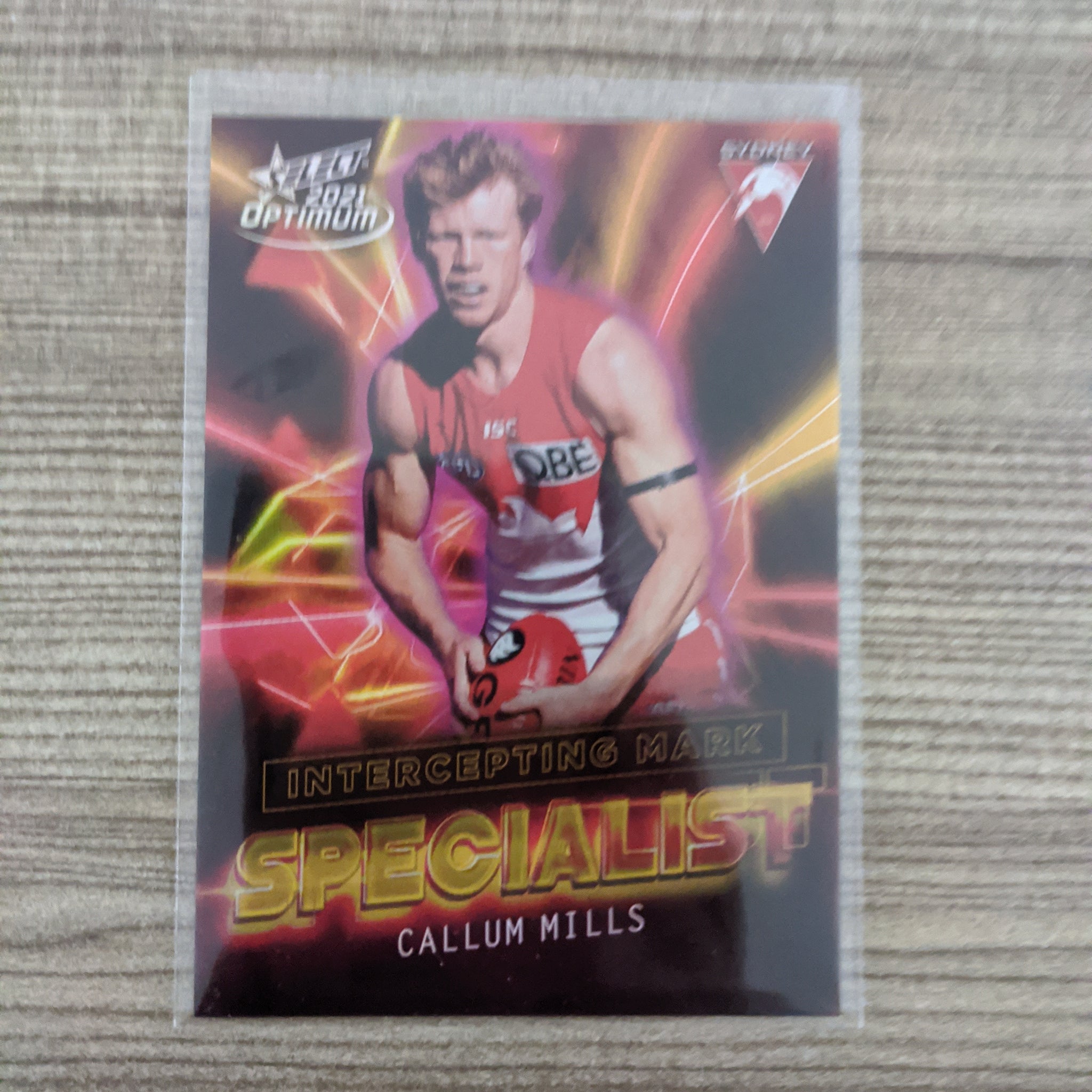 2021 AFL Select Optimum Specialist Callum Mills Sydney.
