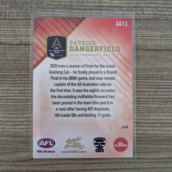 2021 AFL Select Optimum AA13 Patrick Dangerfield Geelong