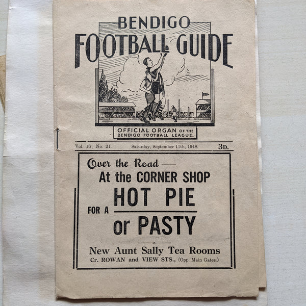Football 1947 Bendigo Football League Record