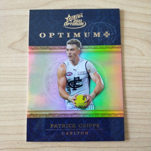 2021 AFL Select Optimum Plus Parallel Patrick Cripps Carlton No.065/115