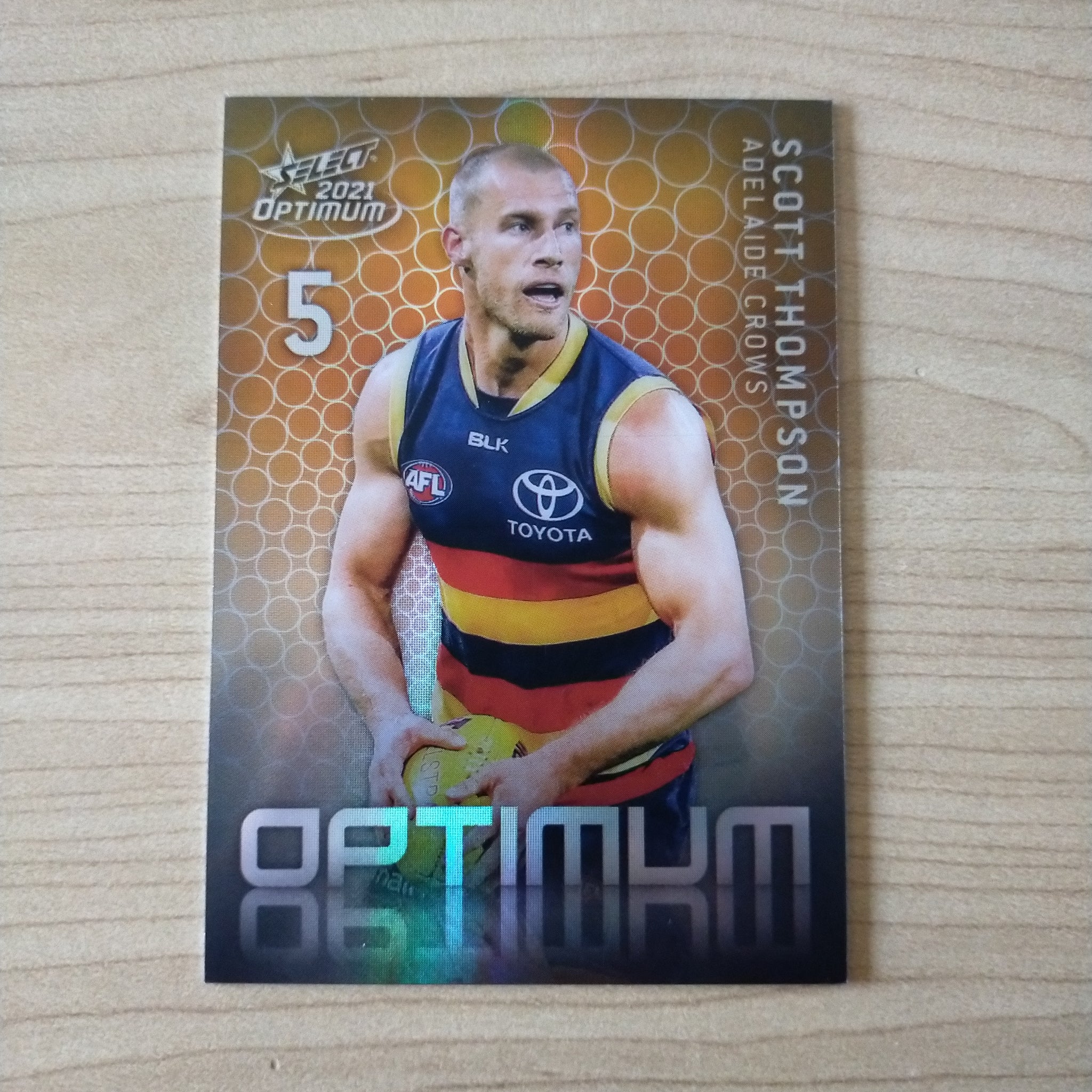 2021 AFL Select Optimum Mirror Scott Thompson Adelaide No.46/60