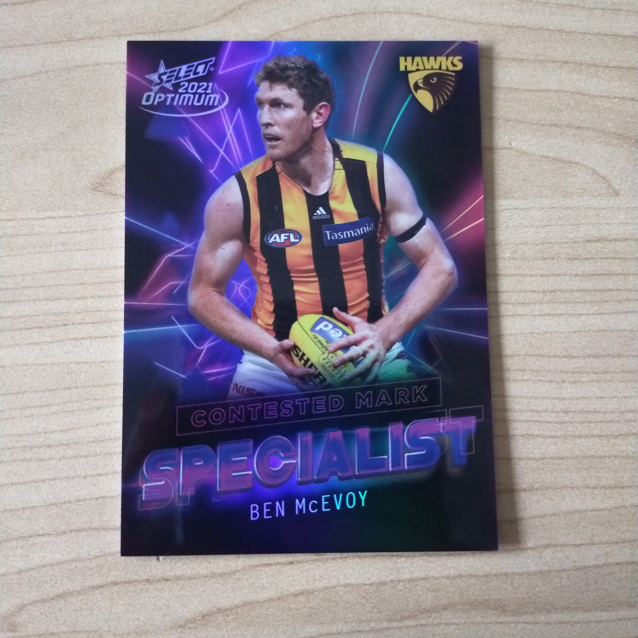 2021 AFL Select Optimum Specialist Ben McEvoy Hawthorn No.11/80