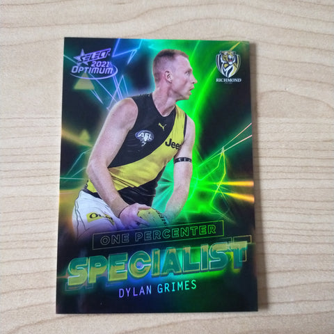 2021 AFL Select Optimum Specialist Dylan Grimes Richmond No.56/80