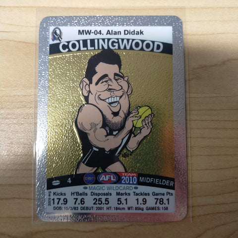 2010 Teamcoach Magic Wildcard Alan Didak Collingwood MW-04