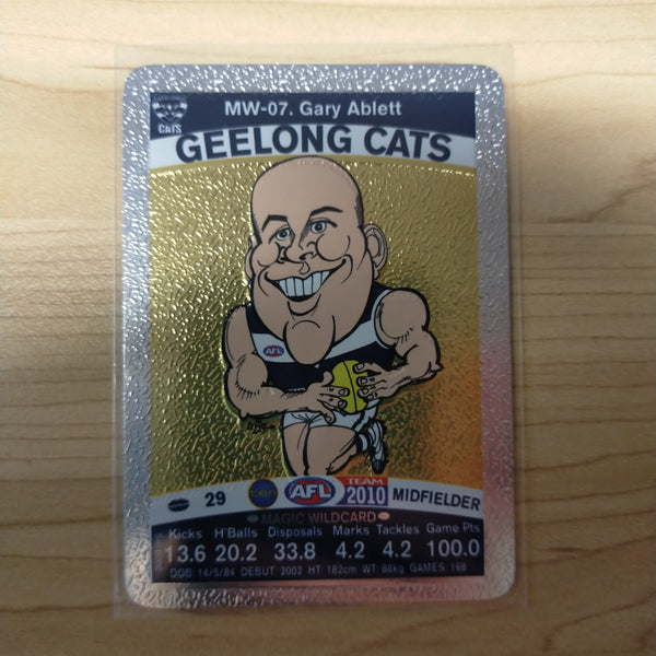 2010 Teamcoach Magic Wildcard Gary Ablett Geelong MW-07