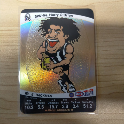 2011 Teamcoach Magic Wildcard Harry O'Brien Collingwood MW-04