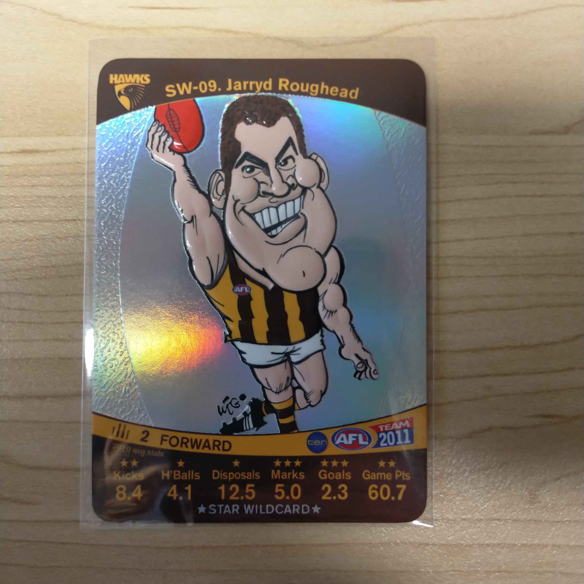 2011 Teamcoach Star Wildcard Jarryd Roughead Hawthorn SW-09