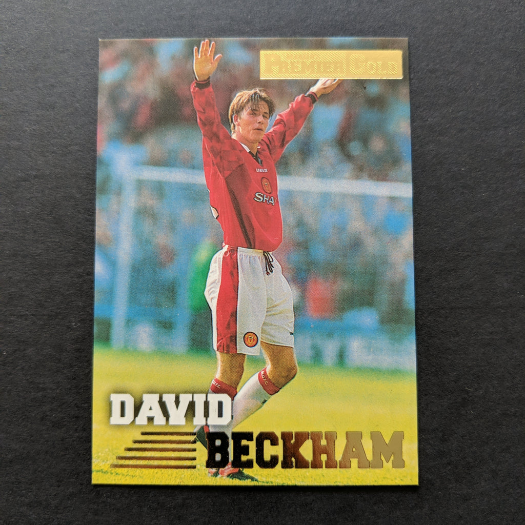 Soccer Merlin 1996 Premier Gold David Beckham Rookie Card 