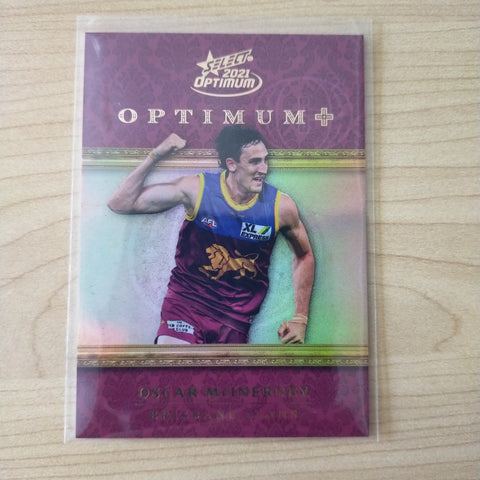 2021 AFL Optimum Plus Parallel Oscar McInerney Brisbane No.089/115