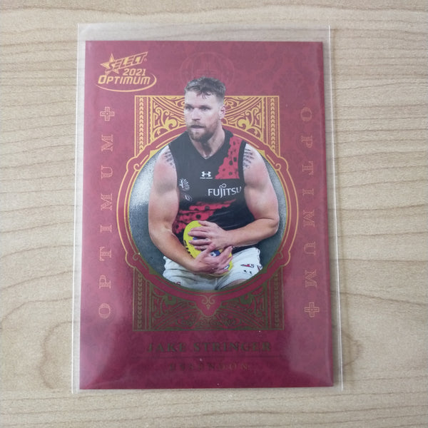 2021 AFL Optimum Plus Jake Stringer Essendon No.186/455