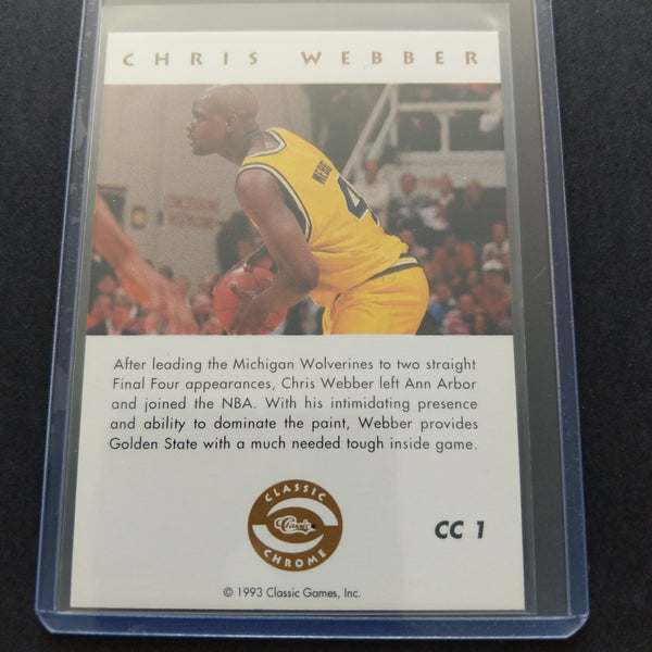 1993 Classic Chrome Chris Webber