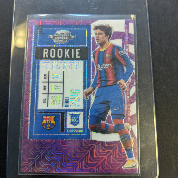 2020-21 Panini chronicles contenders optic soccer Rookie Riqui Puig