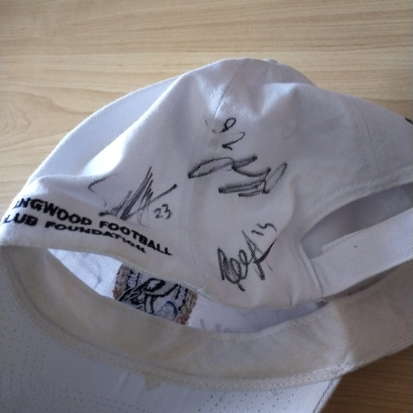 Collingwood Football Club Family Fun Run and Walk Hat Signed By Collingwood Team