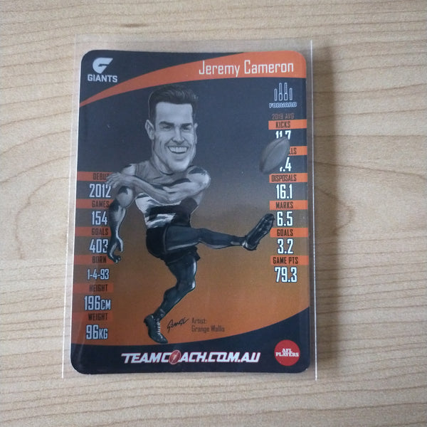 2020 Teamcoach Star Wildcard Jeremy Cameron GWS Giants