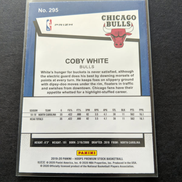 2019-20 Panini Hoops Premium Stock Coby White