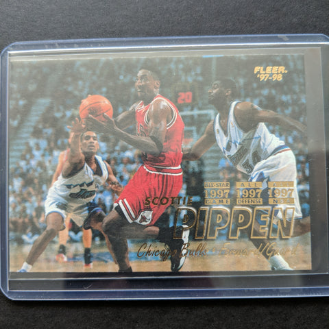 1997-98 Fleer Scottie Pippen NBA Basketball Card