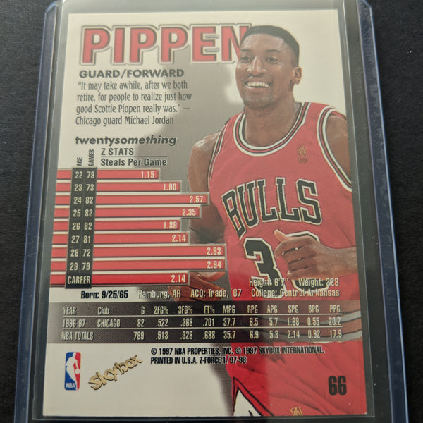 1997 Skybox Z Force Scottie Pippen