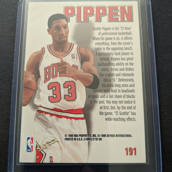 1998 Skybox Z Force Scottie Pippen