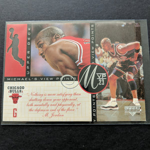 1997 Upper Deck View Points Michael Jordan NBA Basketball Card