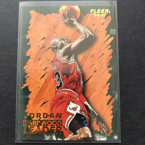 1996 Fleer/Skybox Michael Jordan Hardwood Leader NBA Basketball Card