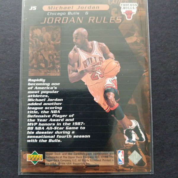 1998 Upper Deck Michael Jordan NBA Basketball Card