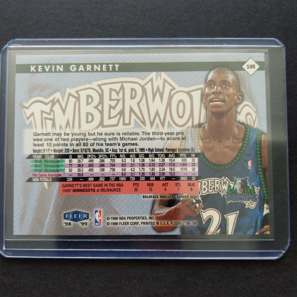 1998-99 Fleer Tradition Kevin Garnett