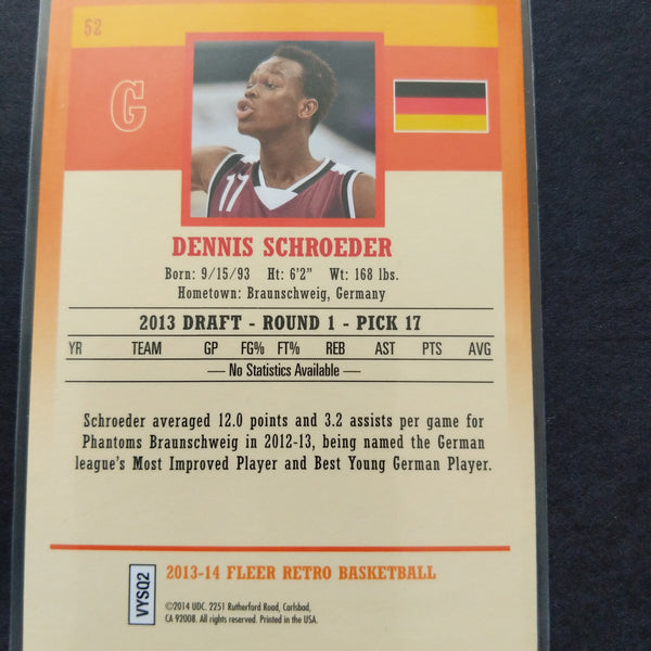 2013-14 Fleer Retro Rookie Dennis Schroeder