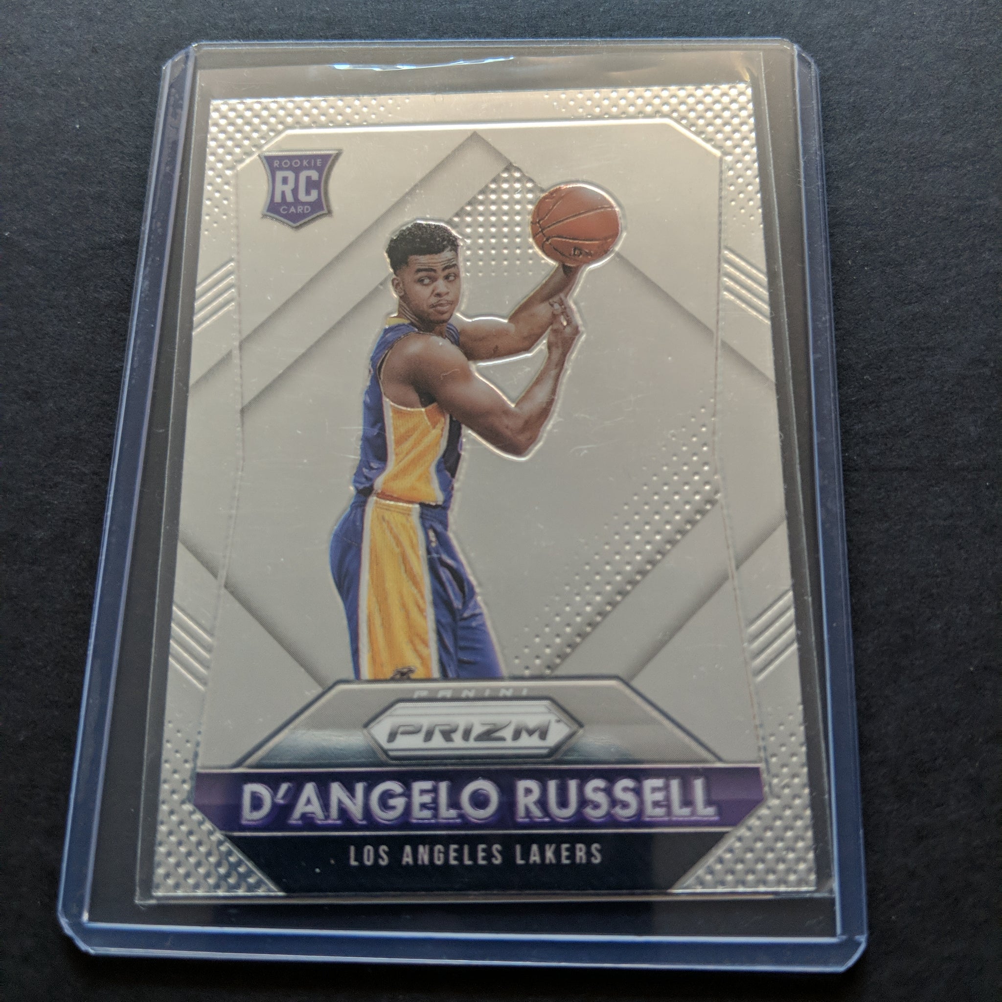 2015 NBA Panini Prizm Rookie D'Angelo Russell Lakers Basketball Card