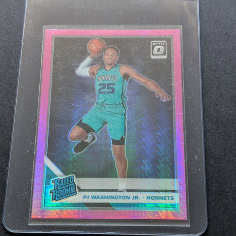 2019-20 NBA Panini Donruss Optic Rated Rookie P.J. Washington Jr. Basketball Card