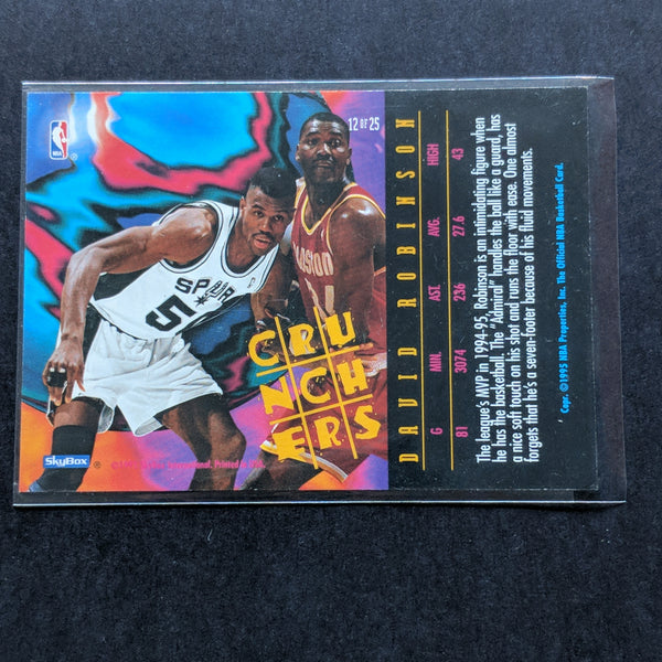 Skybox 1995 Hiops Crunchers David Robinson