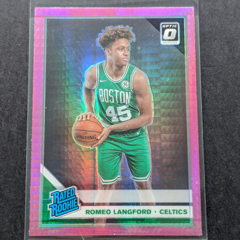 2019-20 NBA Panini Donruss Optic Prizm Romeo Langford Basketball Card