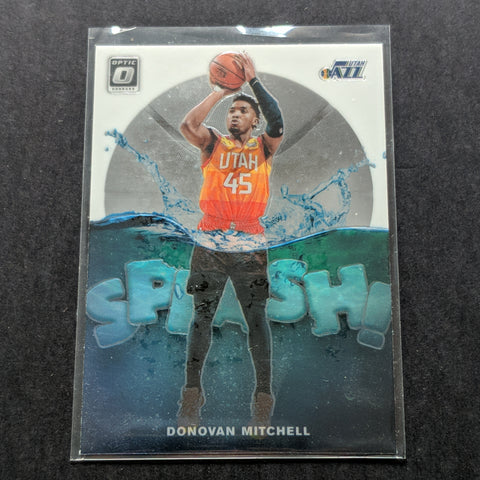 2019-20 NBA Panini Donruss Optic Splash Donovan Mitchell Basketball Card