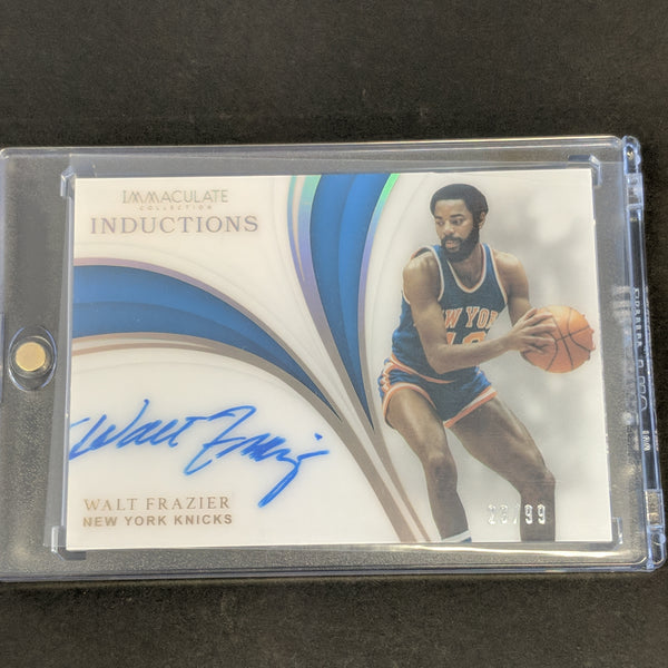 2018-19 Panini Immaculate Collection Inductions Walt Frazier