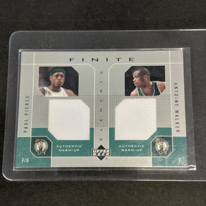 2002 Upper Deck Finite Paul Pierce and Antoine Walker