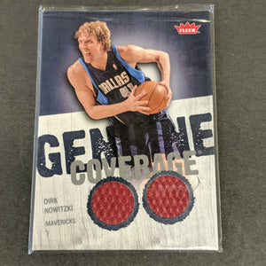 2008-09 NBA Fleer Genuine Coverage Dirk Nowitzki Dallas Mavericks